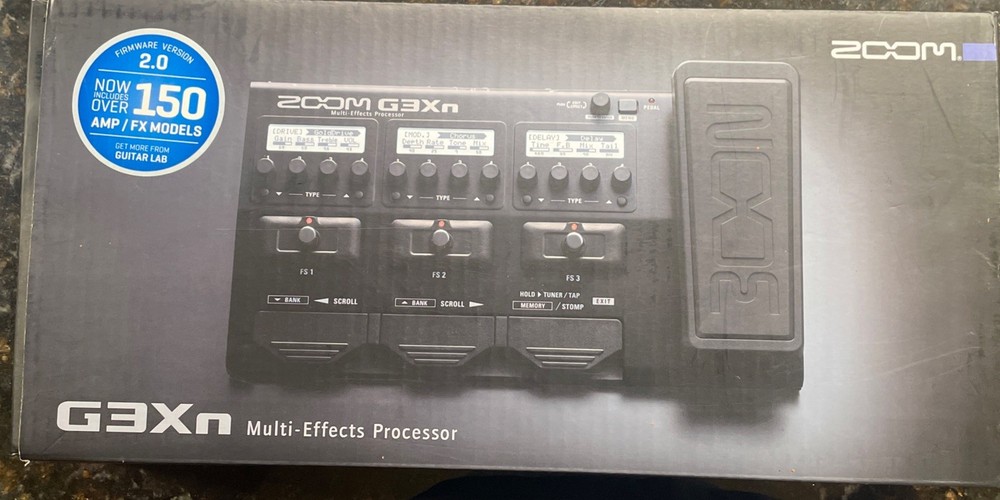 ZOOM G3Xn | Guitar Multi-Effects Processor, Expression Pedal – Good Condition