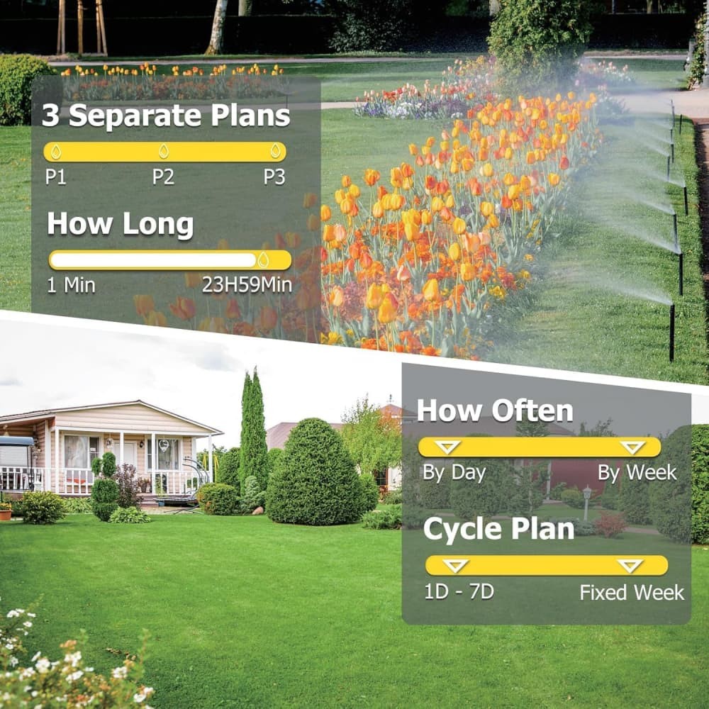 Programmable Water Timer for Outdoor Garden Hose Sprinkler Timer