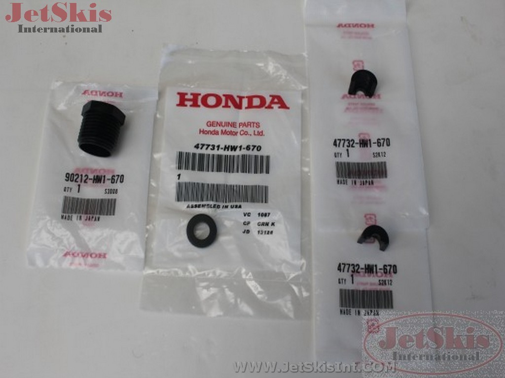 HONDA AQUATRAX REVERSE & STEERING CABLE NUT KIT
