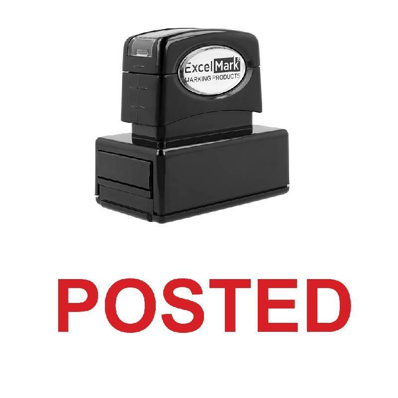 POSTED Stamp - Pre-Inked / Red