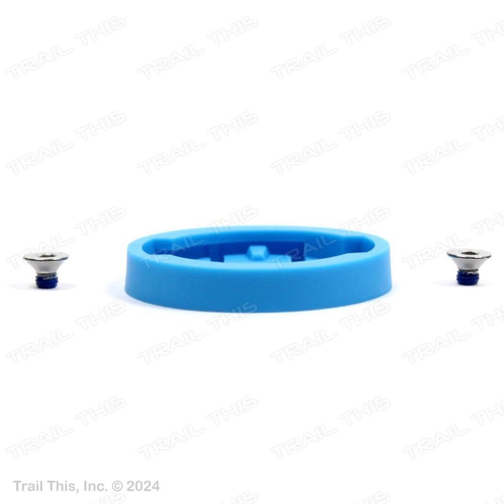K-Edge Insert Replacement Kit for Wahoo Quarter-Turn Type Computer Mounts - Blue