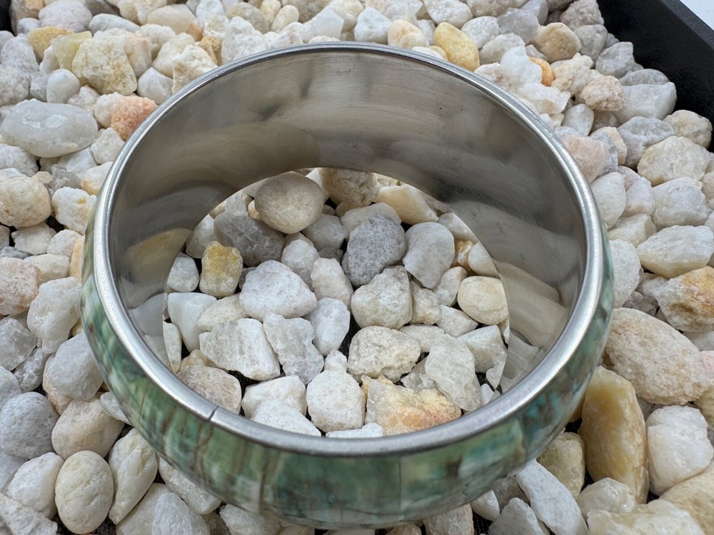 Hand Crafted Exquisite Abalone Shell Mosaic Bracelet