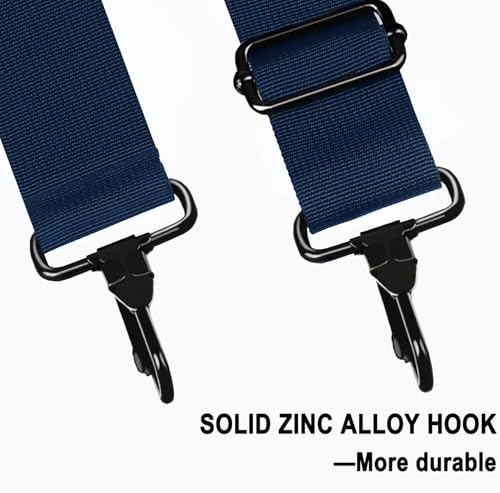 Shoulder Strap 56 inch, Universal Adjustable Thick Soft Duffel Bag Deepblue