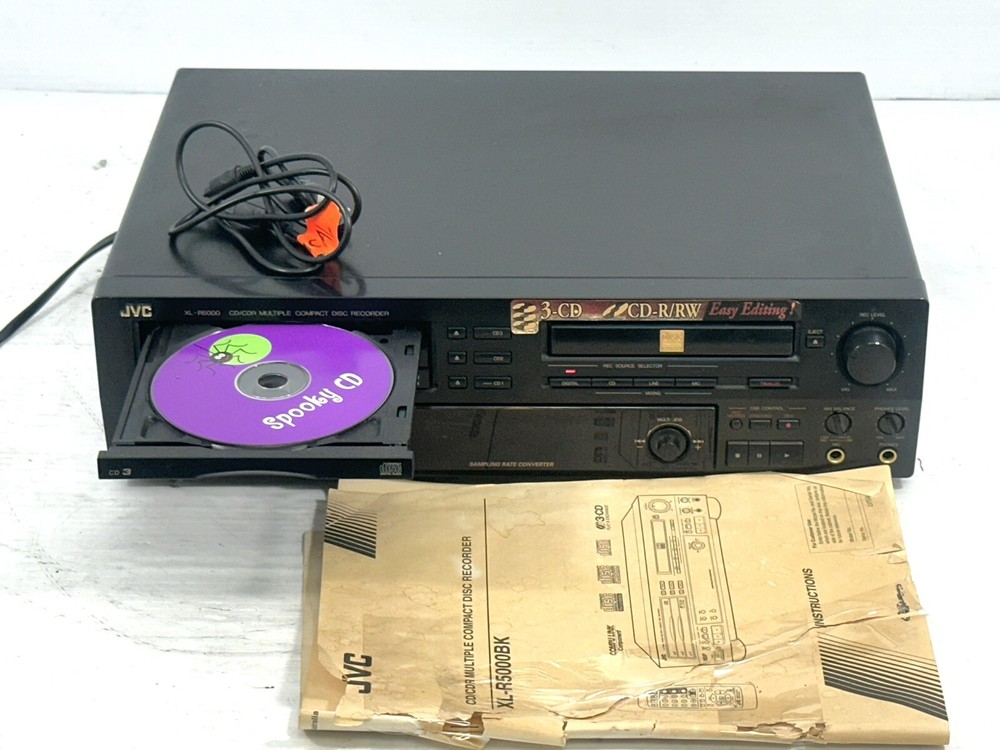 JVC XL-R5000 Digital Multi CD Compact Player & Recorder, Left Side Working Only