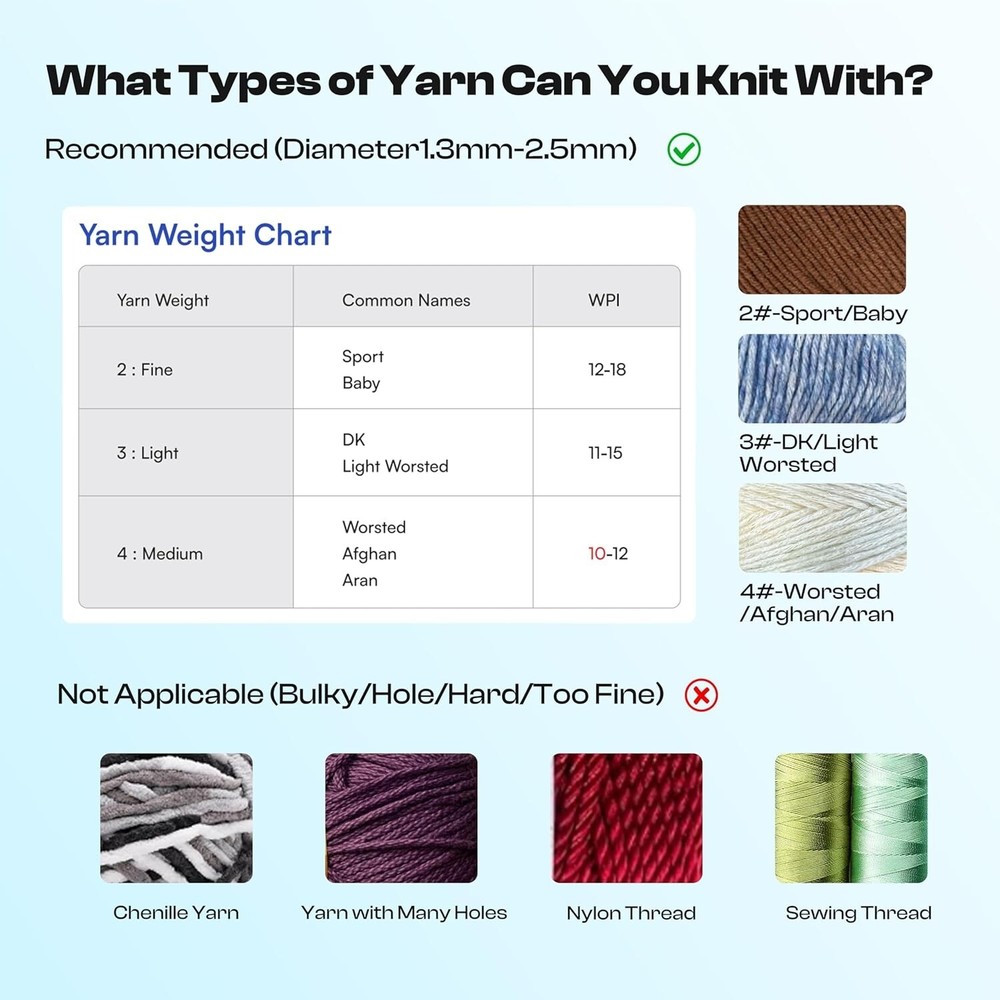 Automatic i-Cord Knitting Machine: Efficient Yarn Tool for Crafting Enthusiasts
