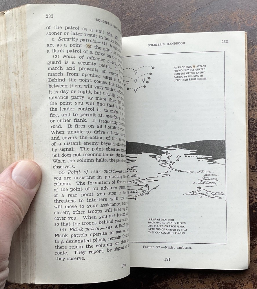 WW2 Basic Field Manual Soldier’s Handbook July 23, 1941 NAMED