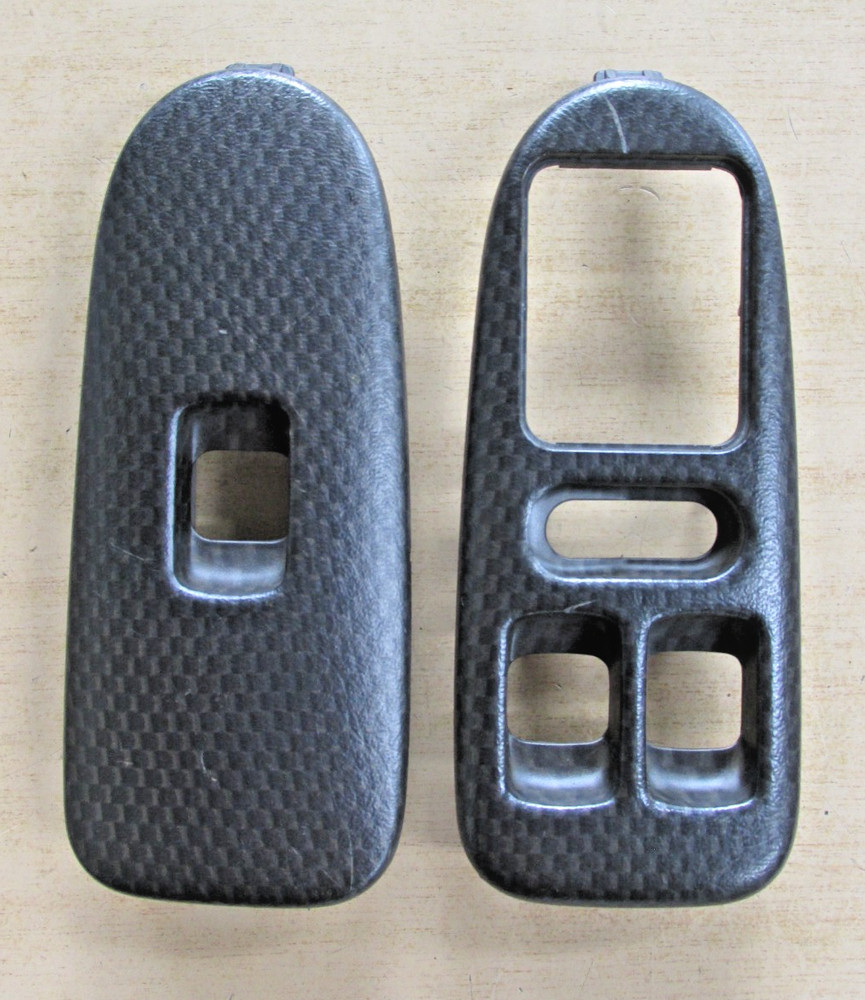 JDM Honda Integra DC2 Coupe Type R Carbon Look Window Switch Cover Bezel Trim
