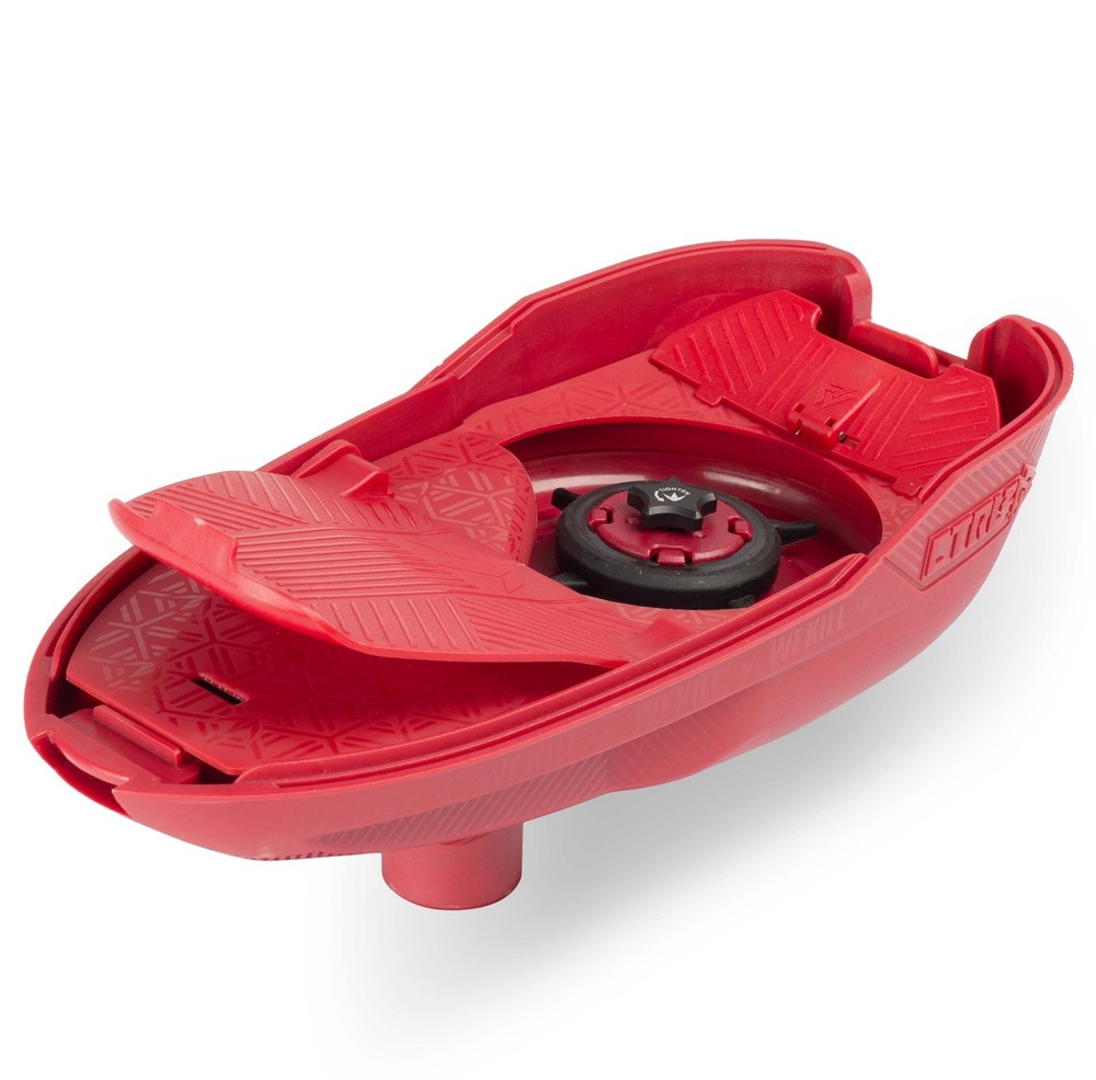 Bunkerkings CTRL2 Electronic Paintball Loader/Hopper Dark Red