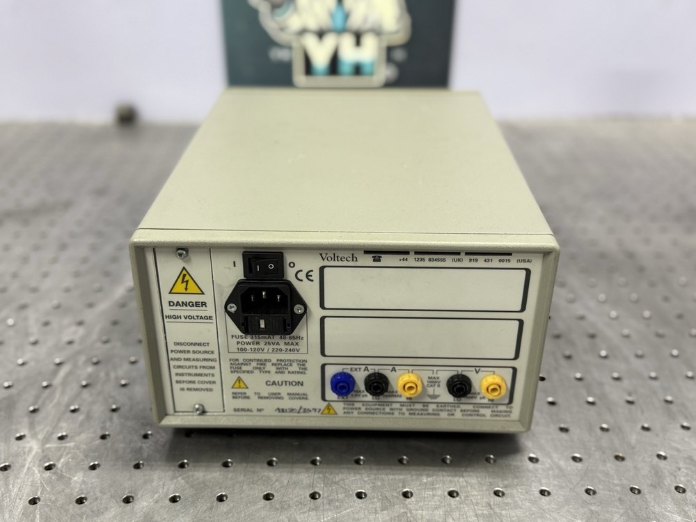 Voltech PM100 Power Analyzer – Powers On, Untested