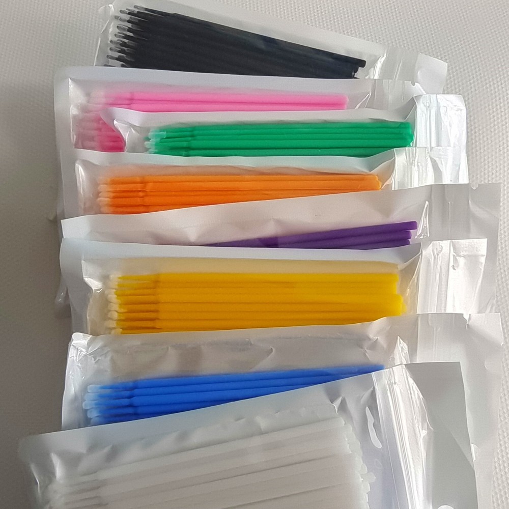 400Pcs Dental Microbrush Disposable Applicators Tips Micro Brush Cleaning