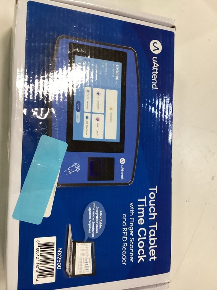 Processing Point, Inc 2500 Biometric Fingerprint Touch Tablet Time Clock System,