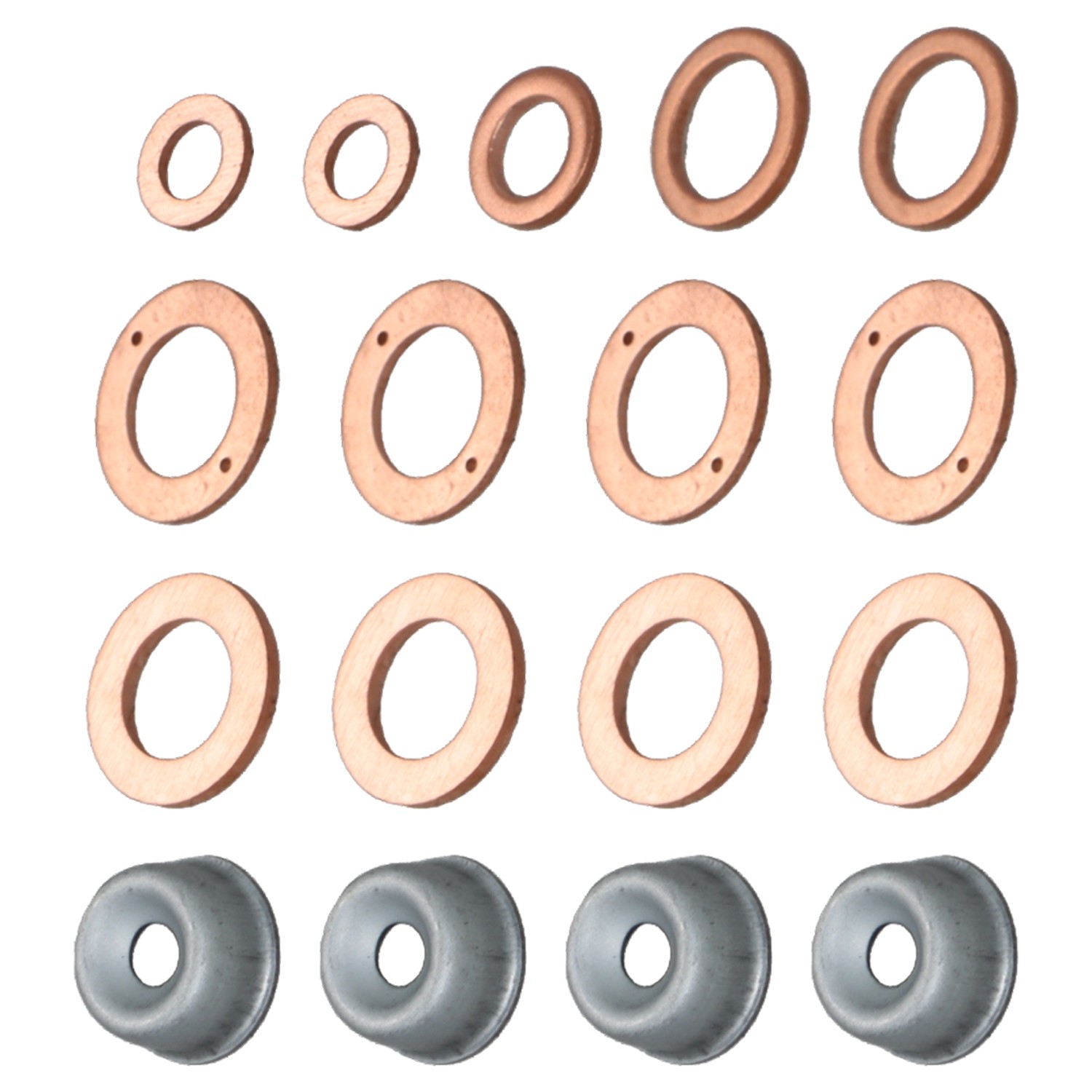 New Injector Seal Kit for Kubota V2203 V2403 V1902 V1702 V1505 19077-53650 4 CYL