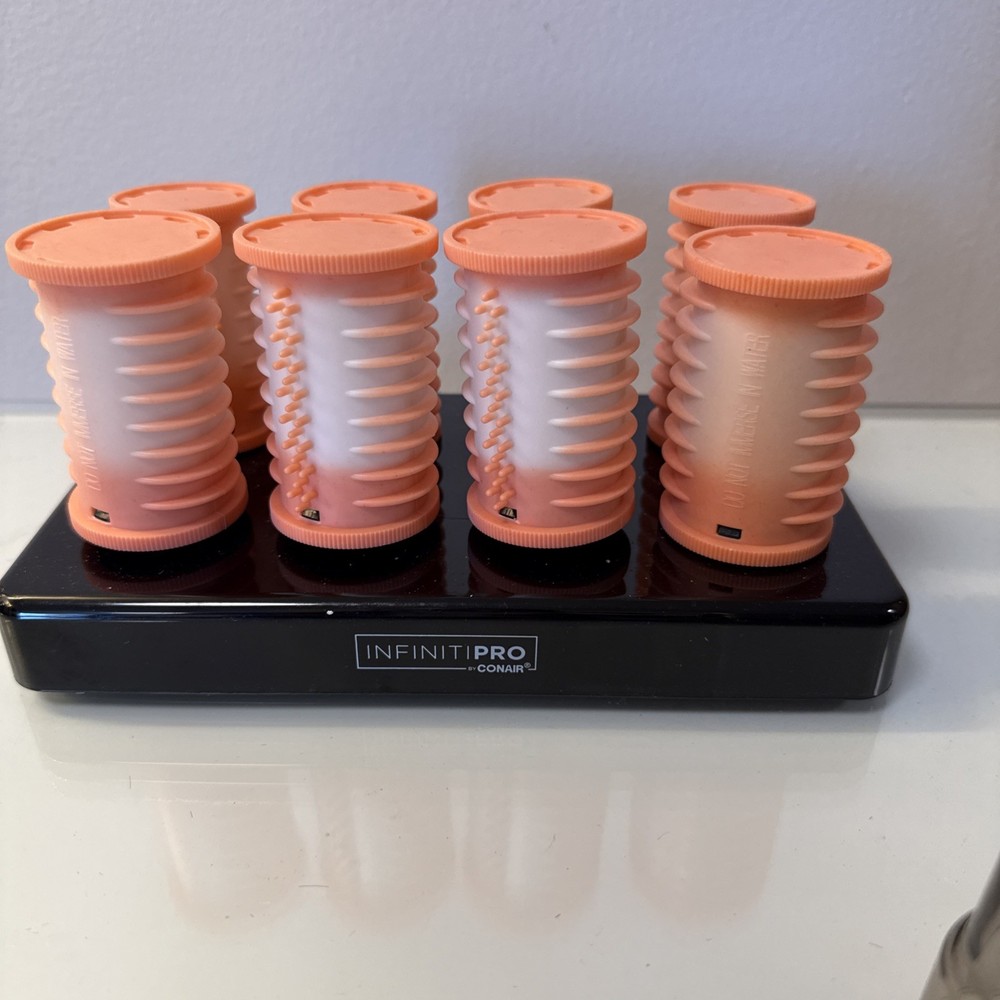 Conair InfinitiPro Hot Roller Set 8 Color Changing