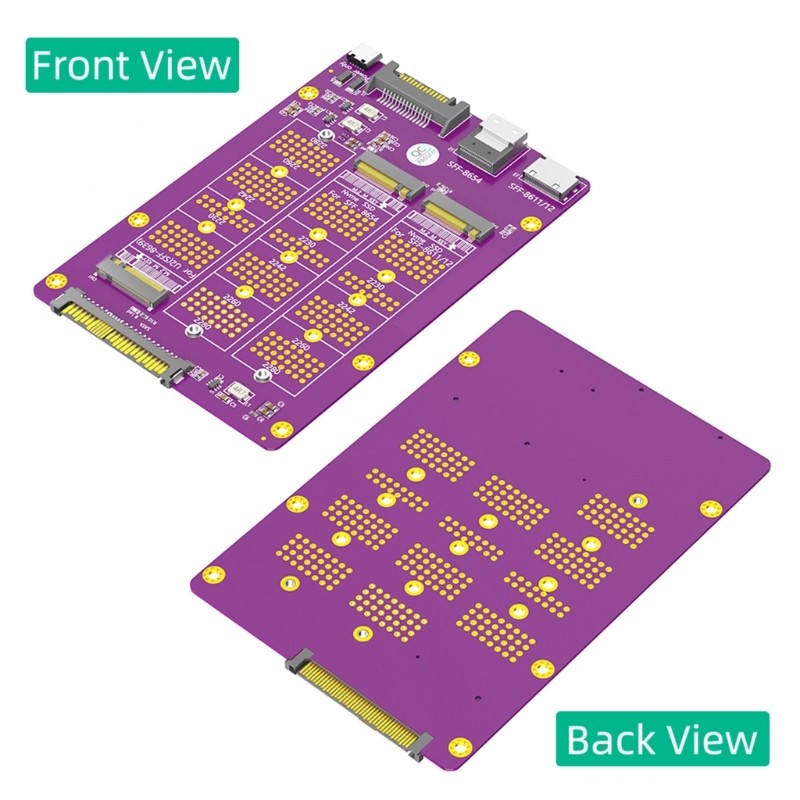 Multiple Interfaces SSDs Adapter Card for IT Professionals and DIY Enthusiasts