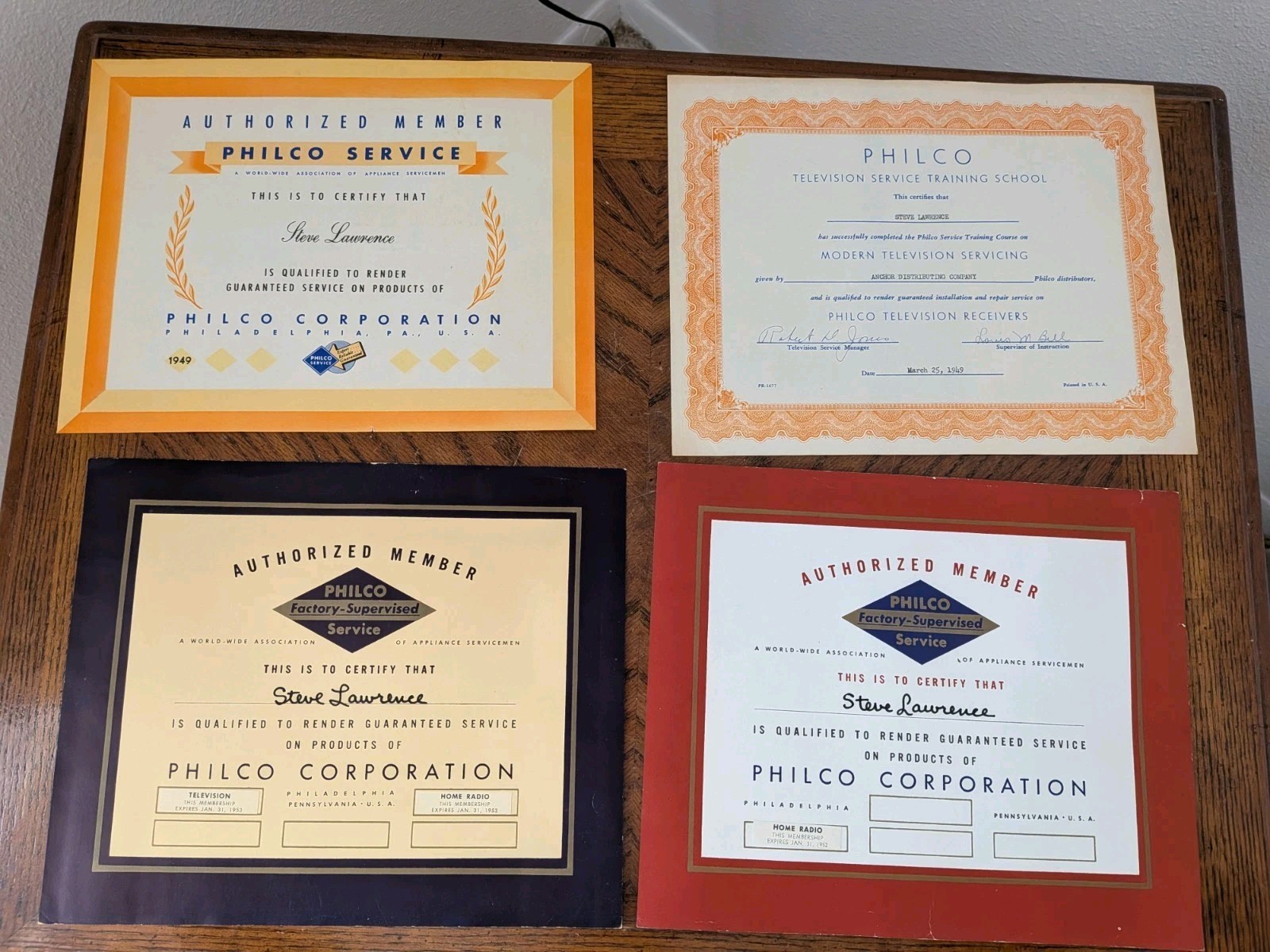 Large Lot Philco Salesman Dealer Advertising Items