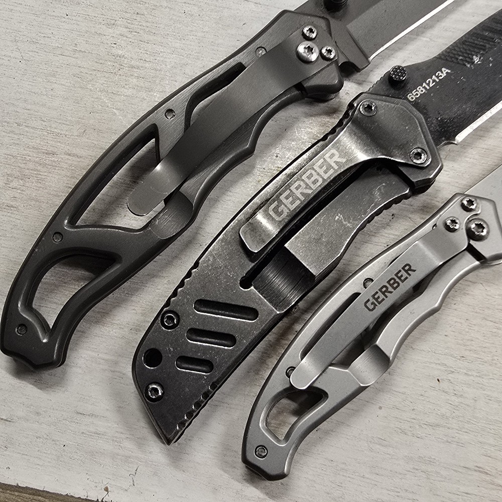 GERBER PARAFRAME POCKET KNIFE FRAMELOCK & MINI PARAFRAME & MINI SWAGGER
