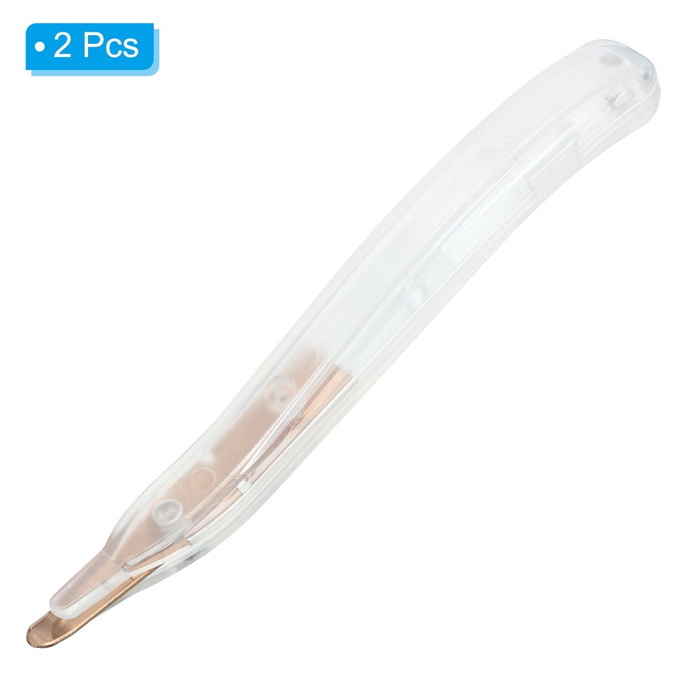 2Pcs Staple Remover Magnetic Staple Puller Removal Tool Clear