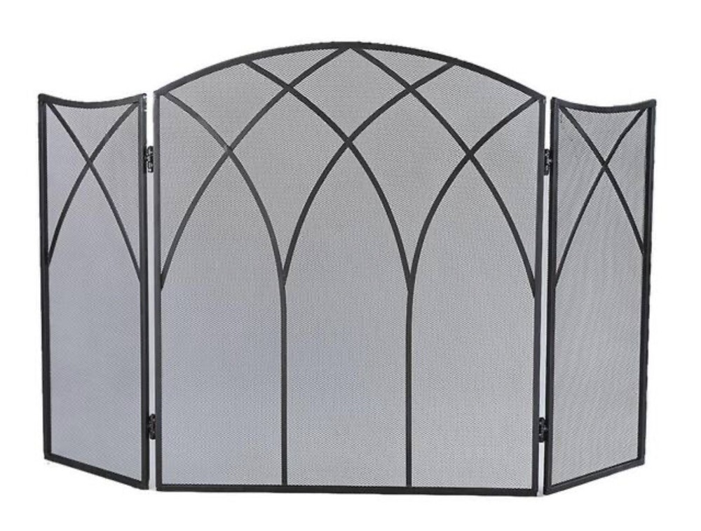 Pleasant Hearth Gothic Fireplace Screen