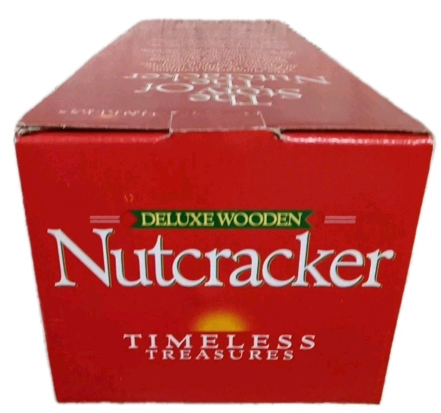 Timeless Treasures 15" Nutcracker Individually Crafted Original Packing NOS