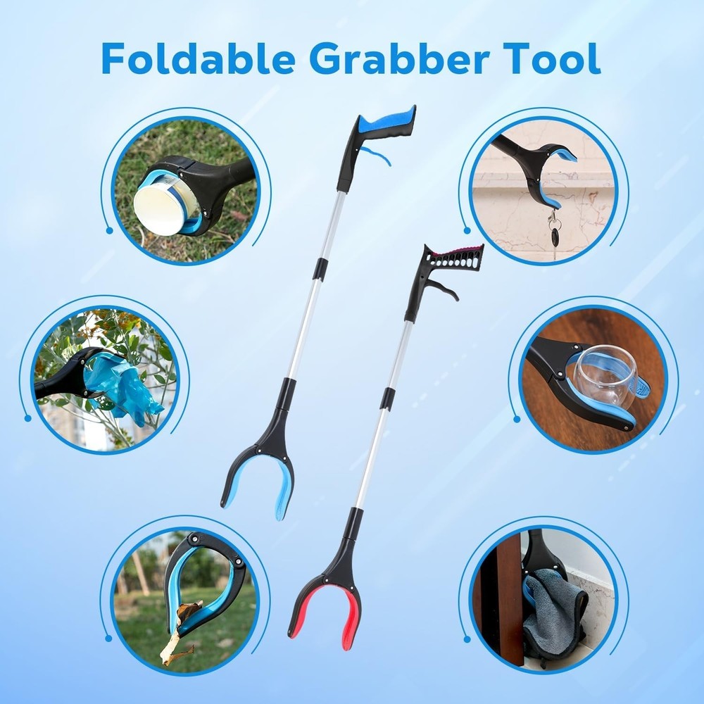Reacher Grabber Tool - 32" Extra Long 2-Pack