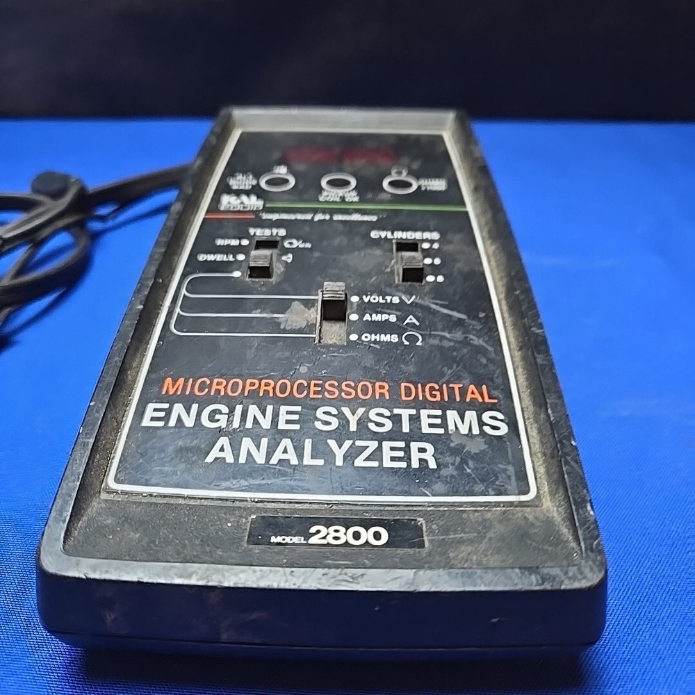 KAL EQUIPMENT Model 2800 ENGINE SYSTEMS ANALYZER Microprocessor Digital Untested