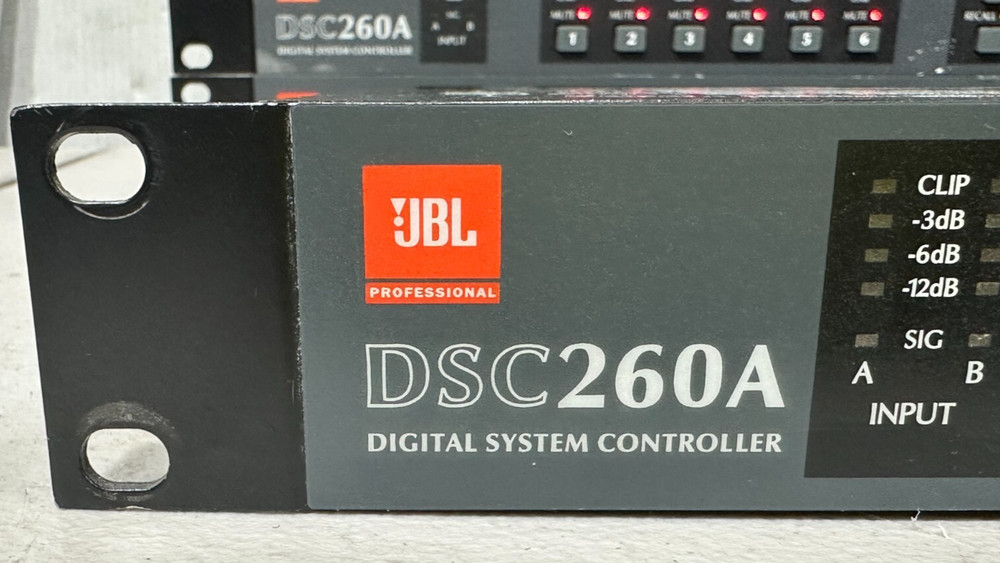 JBL DSC260 Digital System Controller Processor 2 in 6 out #7015 (ONE)THS