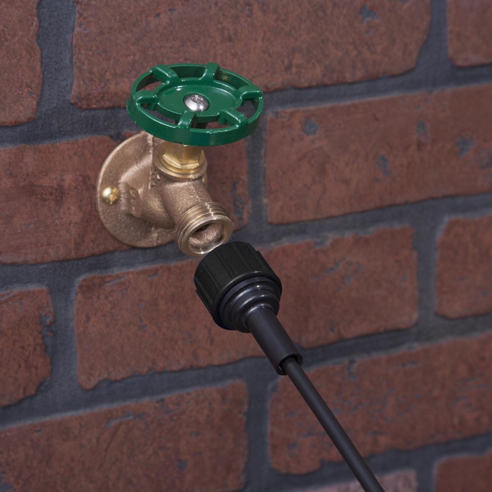 Raindrip R326CT Plastic Black Drip Irrigation Threaded Adapter 3/4 in.