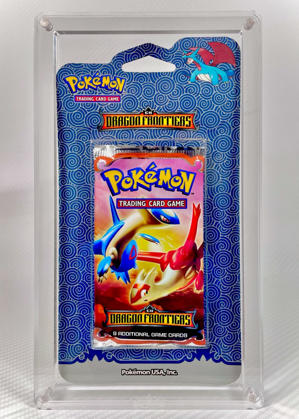 Pokemon Booster BLISTER Pack Acrylic Protective Magnetic display Case With logo