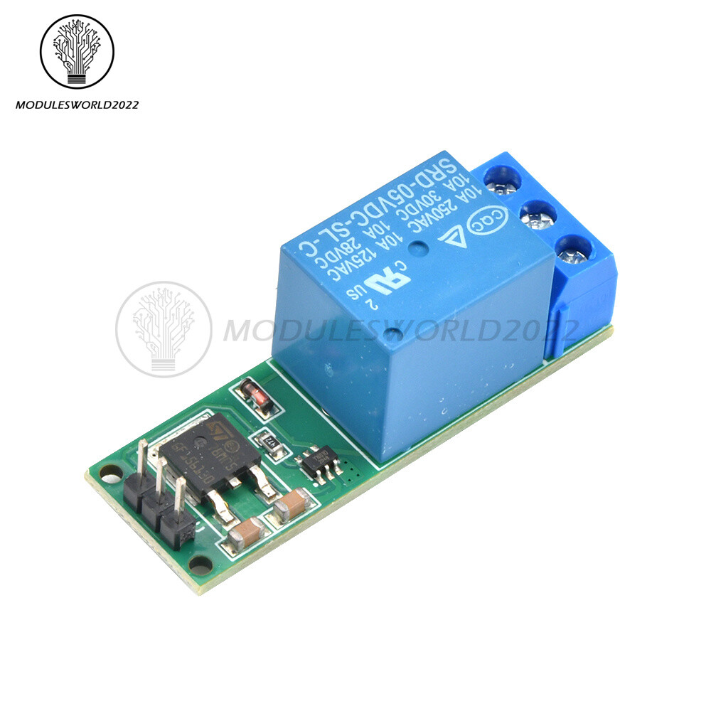 10PCS 6-24V Flip-Flop Latch Relay Bistable Self-Locking Low Pulse Trigger Module
