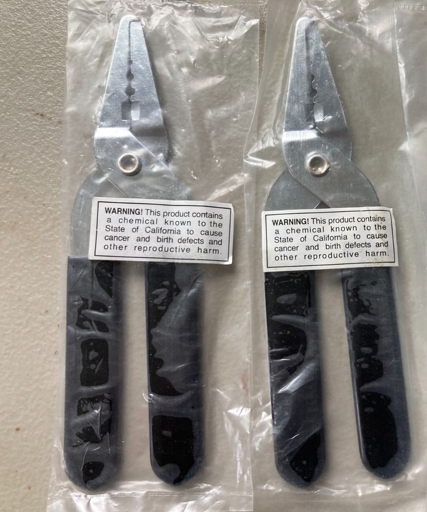 2 pairs Eagle Claw 6" Multi Function Split Ring Pliers FREE FAST SHIPPING