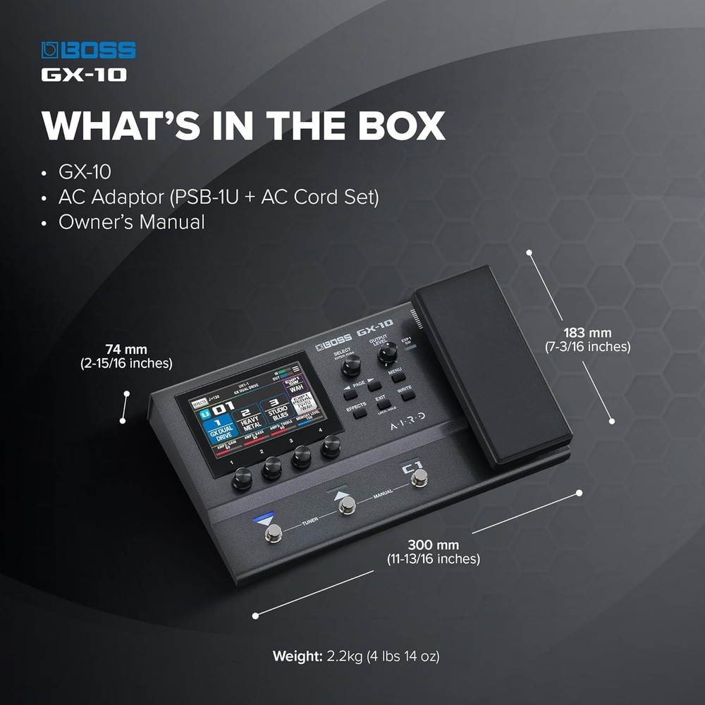 BOSS GX-10 Multi Effects Processor Guitar Pedal