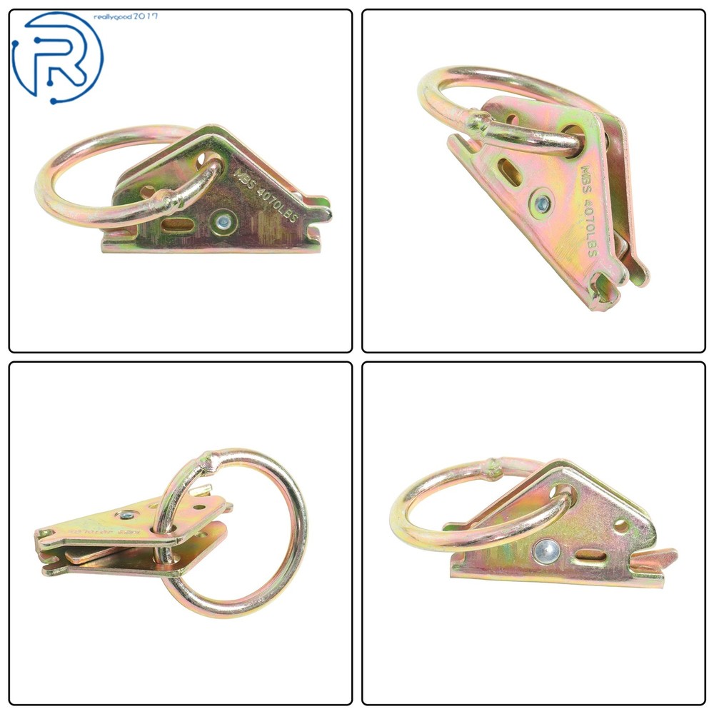 New Steel E Track Tie Down Rail Kit Silver Galvanized 24 Pack 3' Secure Cargo