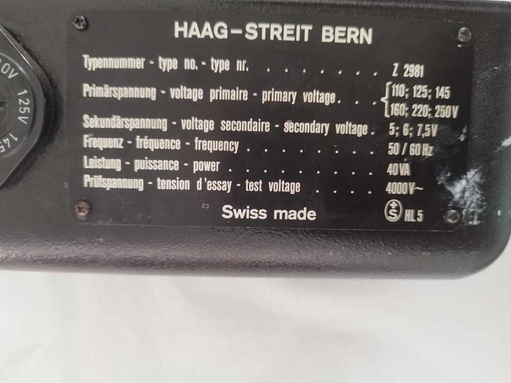 HAAG STREIT BERN