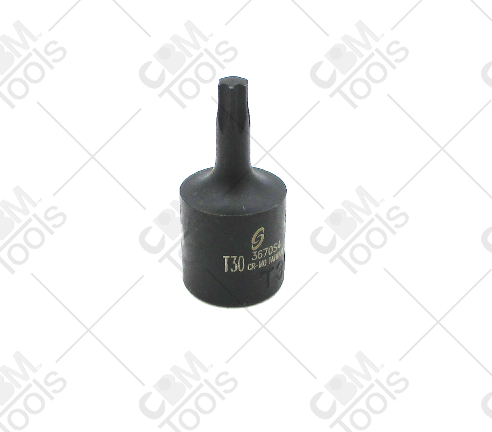 Sunex 3670S4 - T30 - 3/8" Drive - Torx Internal Star Impact Socket