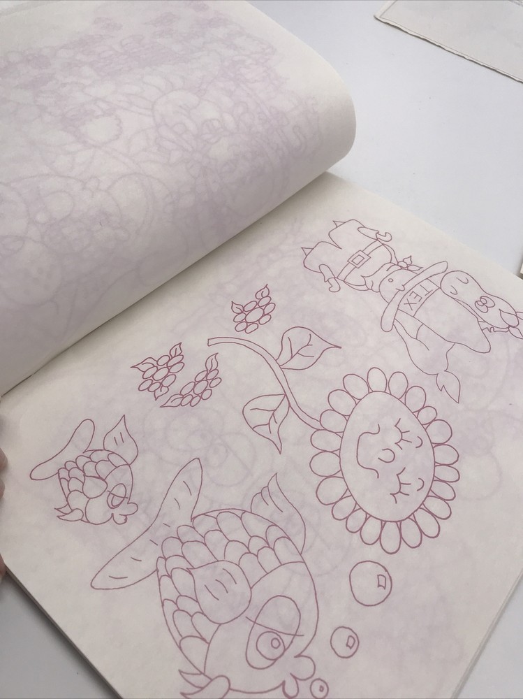 Vintage Jonell’s Loop Embroidery kit - Patterns, punch, needles, hoop