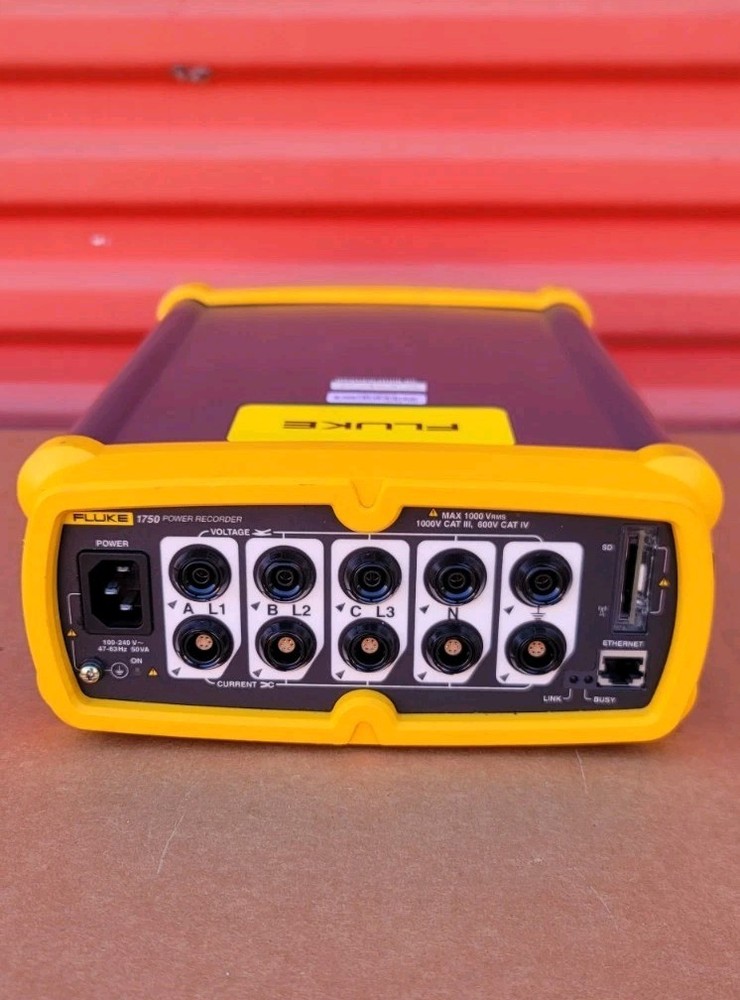 Fluke 1750 3 Three Phase Power Quality Recorder Analyzer Meter
