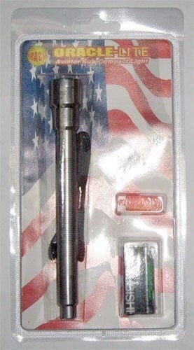 Oracle-Lite AAA Krypton Bulb Silver Compact Flashlight