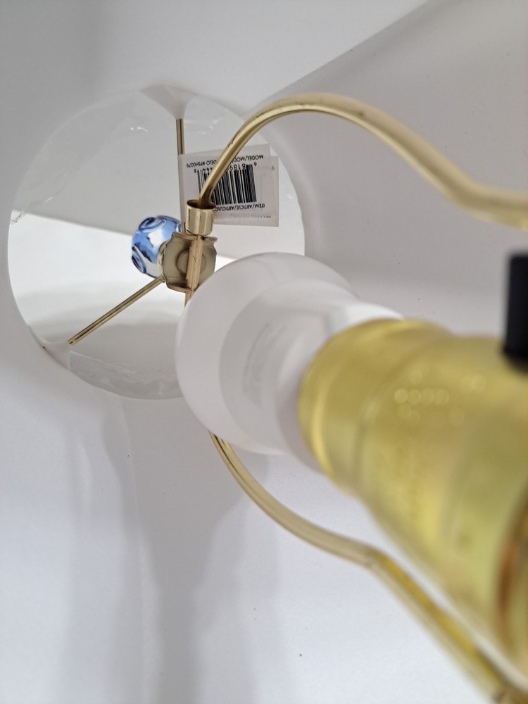 allen+roth Lamp Shade With Final, Socket, & Harp