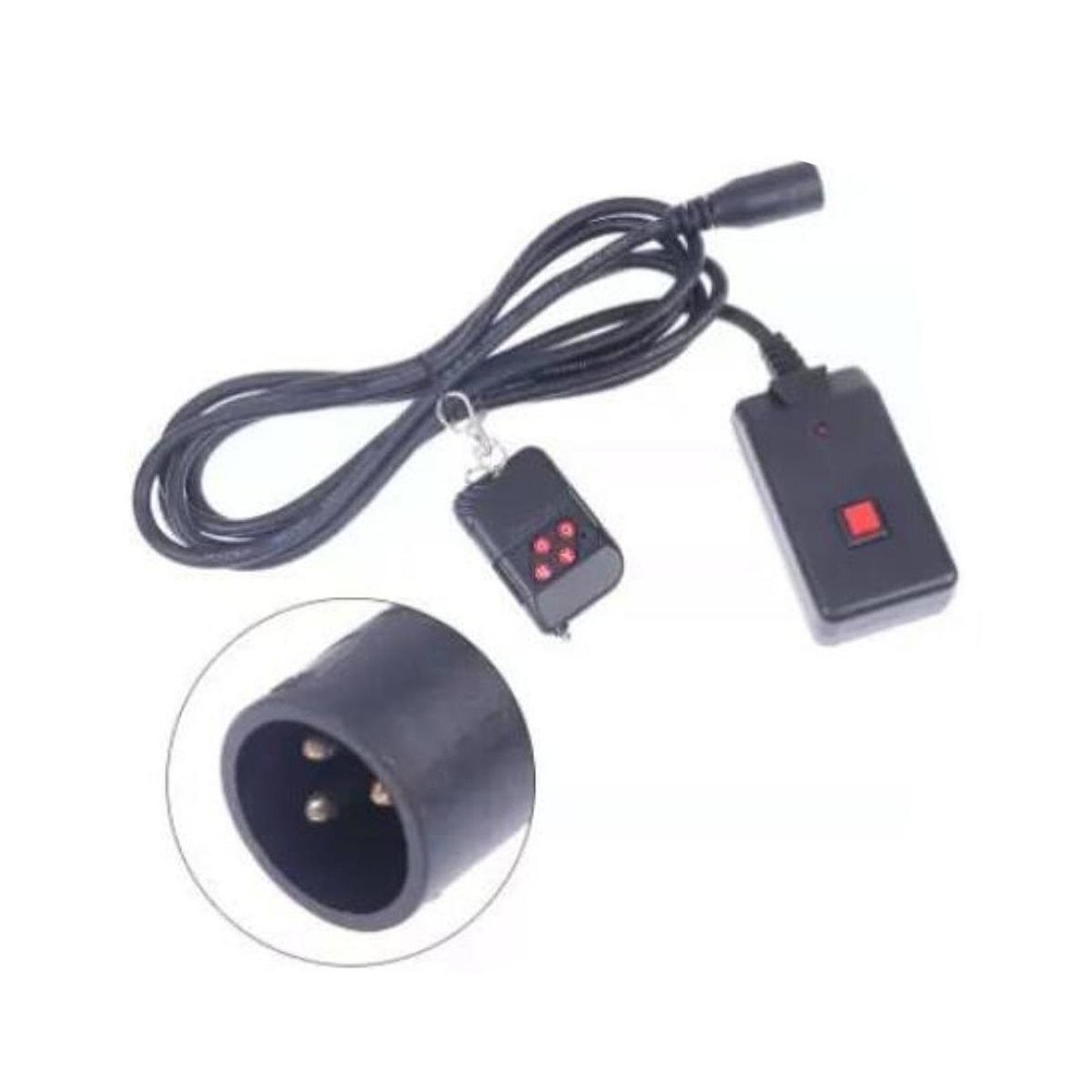 Fog Machine Controller 4 Key Remote Portable Replacement Part 3 Pins for 400W