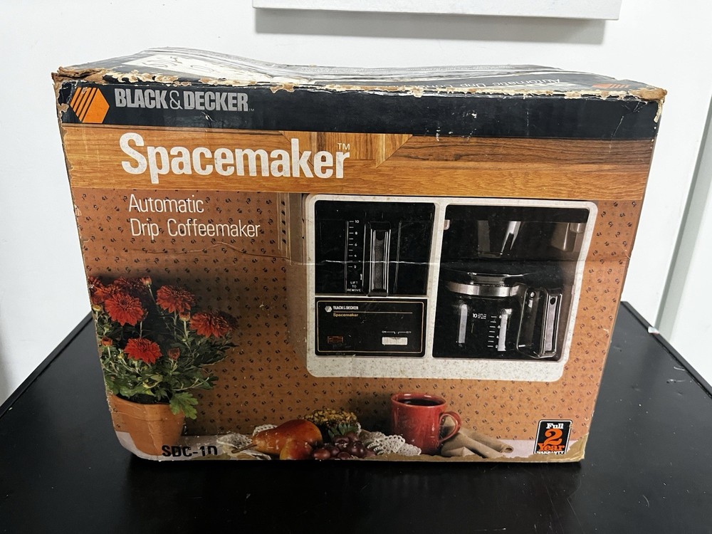 Black & Decker Spacemaker Automatic Drip Coffeemaker SDC 1D Brand New