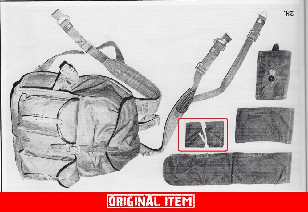 6 pocket cotton duck sewing pouch Red Army WW2. Reproduction