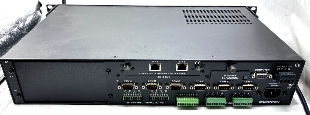 Crestron Audio Video Control Processor W Rack Mount Ears CTRL-01 AV2 Working