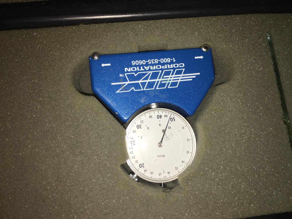 HIX Dial Angle Gauge Indicator with Case! Quality Gauge!
