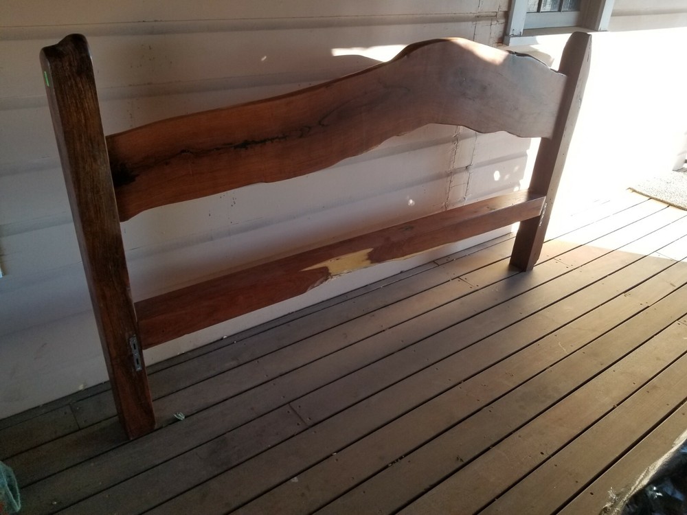 Custom Made King Sized Mesquite Bedframe Set