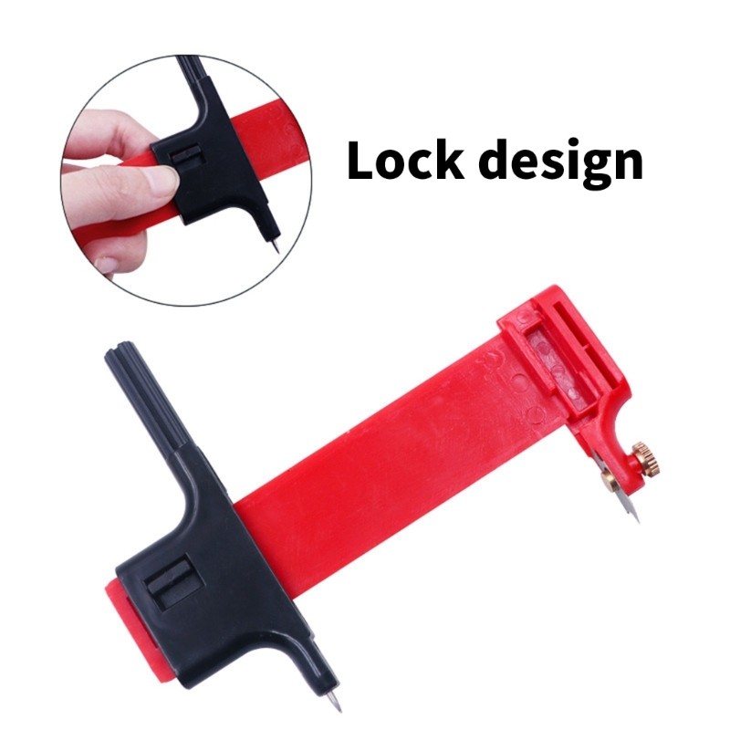 Compass Cutter Adjustable Precise Circular Cutter Rotary Compass Circle Cutter