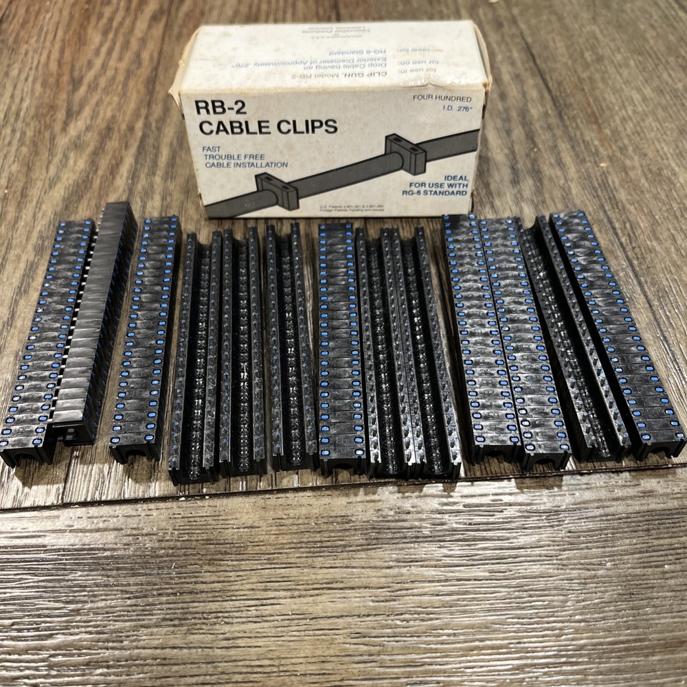RB-2 Value Strip Cable Clips 325 total clips