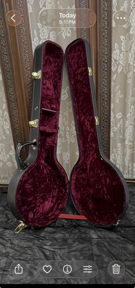 Deering Goodtime Banjo Lefty WITH Morgan Monroe Hard shell case