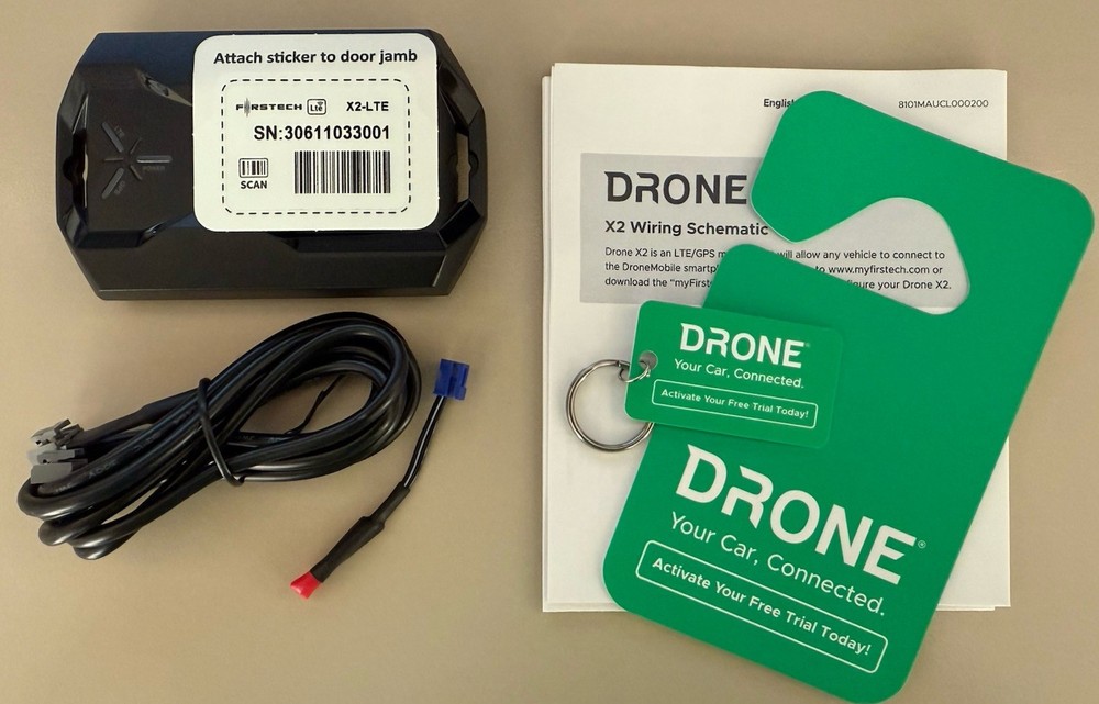 Firstech Drone Mobile X2-LTE Telematics + GPS Smartphone Module for Remote Start