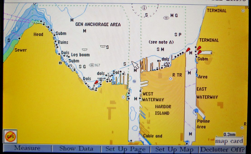Garmin BlueChart Seattle MUS023R Boat Navigation Data Card Chart Map Chip