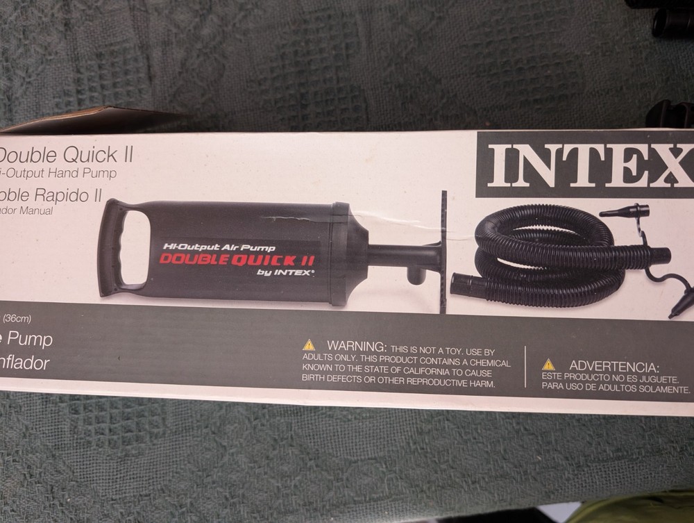 Intex Double Quick ll High-Output Air Pump W Box